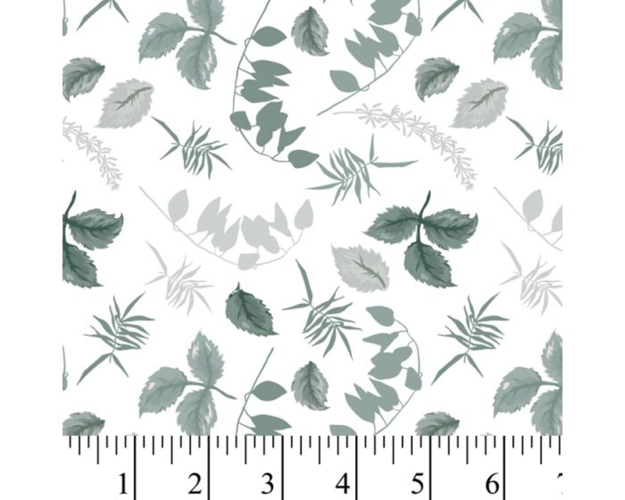 Antique Leaves Cotton Fabric | By the Yard | Sewing and Crafting | 44 inches wide